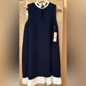 Nanette by Nanette Lenore Elegant Navy Sleeveless Dress. Size 10